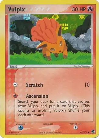 EX Hidden Legends Vulpix #81/101 reverse holo